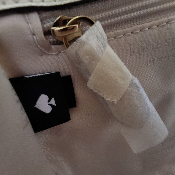 Kate Spade Madison Strawberry Vine Printed Saffiano Saddle Bag, Cream - Picture 9 of 12